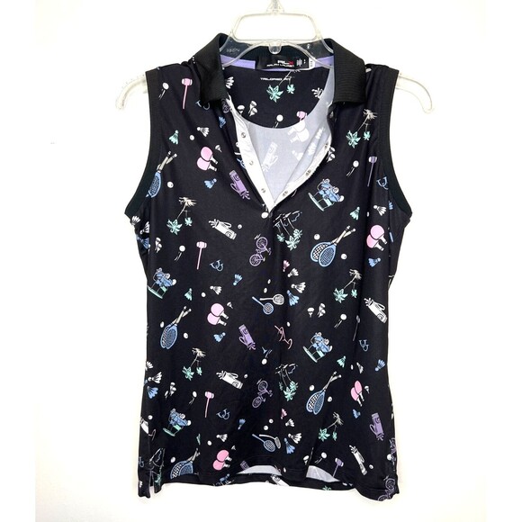 Ralph Lauren Tops - RLX Ralph Lauren Woman Sleeveless Shirt SM Golf Tennis Pickleball Athletic Print